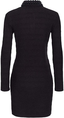 (W) PINKO SS24 黑色针织长袖连衣裙带标志设计。 104360A27J Lookbook (W) PINKO SS24 黑色针织长袖连衣裙带标志设计。 104360A27J