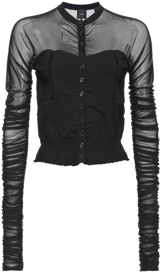 women-pinko-ss-24-black-sheer-logo-embroidered-long-sleeve-shirt-102815-a1-kx-z99