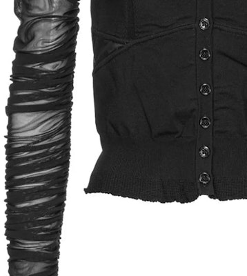 (W) PINKO SS24 黑色透視刺繡Logo長袖襯衫 102815A1KX-Z99 Sizing (W) PINKO SS24 黑色透視刺繡Logo長袖襯衫 102815A1KX-Z99