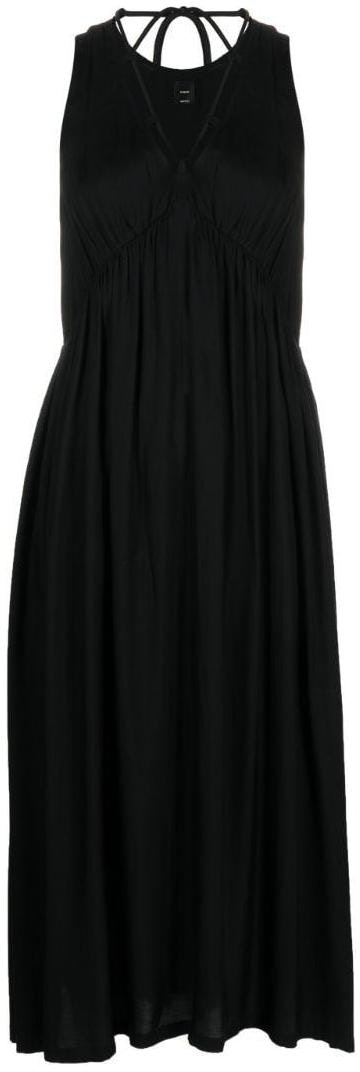 women-pinko-ss-24-black-sleeveless-deep-v-neck-flared-dress-103562-a1-wu-z99