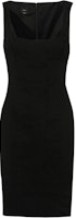 (Women) PINKO SS24 Black Sleeveless Fitted Mini Dress with Square Neckline. 102866A0IM-Z99 (Women) PINKO SS24 Black Sleeveless Fitted Mini Dress with Square Neckline. 102866A0IM-Z99