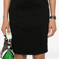 Details for (W) PINKO SS24 黑色無袖修身方領迷你連身裙 102866A0IM-Z99