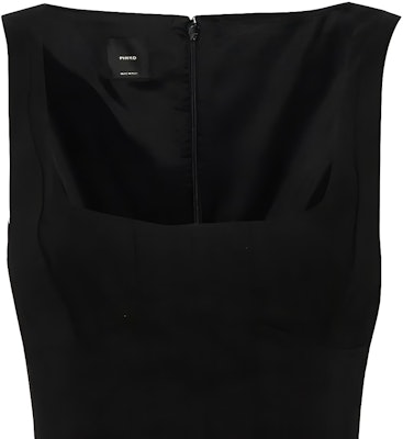 (W) PINKO SS24 黑色無袖修身方領迷你連身裙 102866A0IM-Z99 Sizing (W) PINKO SS24 黑色無袖修身方領迷你連身裙 102866A0IM-Z99