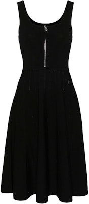 (W) PINKO SS24 黑色无袖中长连衣裙 中性翻领设计 104009A237 Buy (W) PINKO SS24 黑色无袖中长连衣裙 中性翻领设计 104009A237