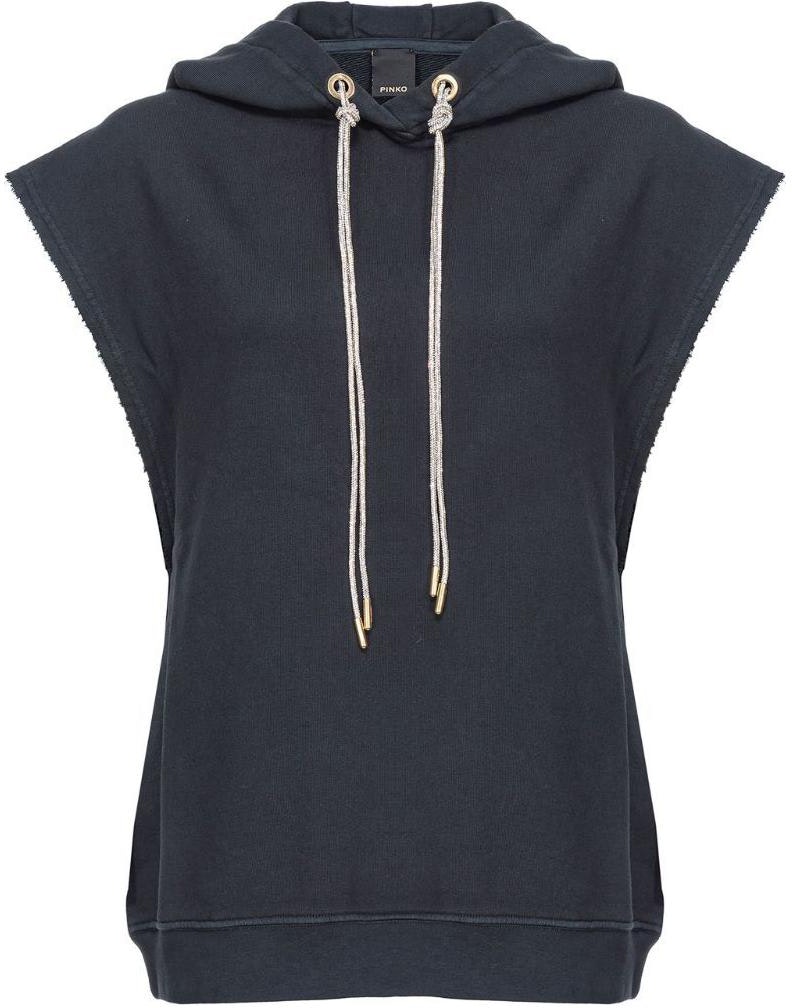 women-pinko-ss-24-black-sleeveless-hoodie-with-drawstring-and-crystal-accents-103112-a1-p6-z99