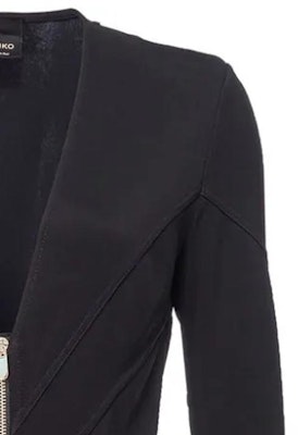 (W) PINKO SS24 黑色拉链V领长袖休闲迷你连衣裙. 103033A04I-Z99 Purchase (W) PINKO SS24 黑色拉链V领长袖休闲迷你连衣裙. 103033A04I-Z99