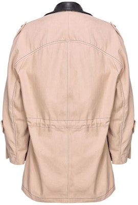 (W) PINKO SS24 Jaket Kasual Lengan Panjang Beige Hitam dengan Ritsleting Patchwork 103002A1NH-CZ9 Lookbook (W) PINKO SS24 Jaket Kasual Lengan Panjang Beige Hitam dengan Ritsleting Patchwork 103002A1NH-CZ9