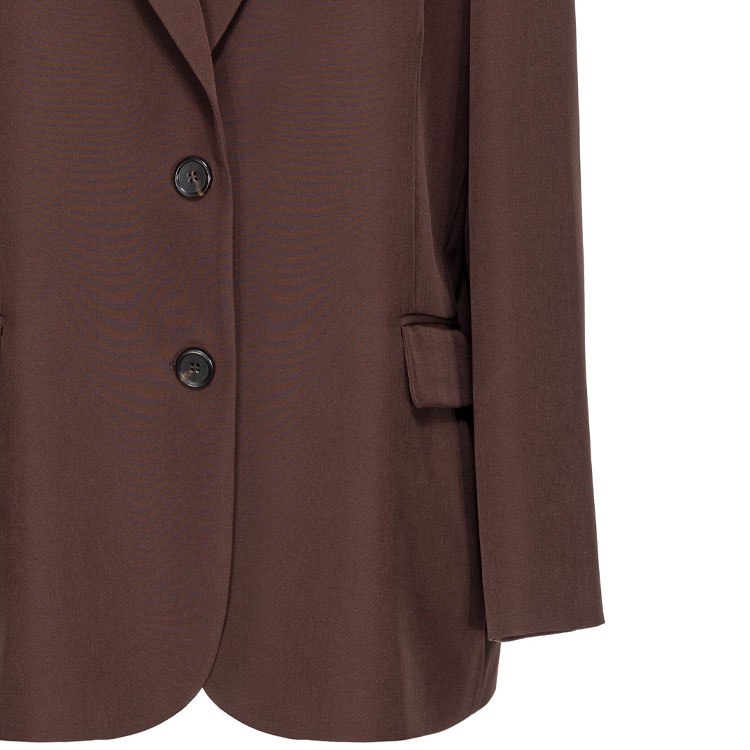 Purchase (W) PINKO SS24 Coklat Blazer Lengan Panjang Single-Breasted Jaket 104154A24J-M11