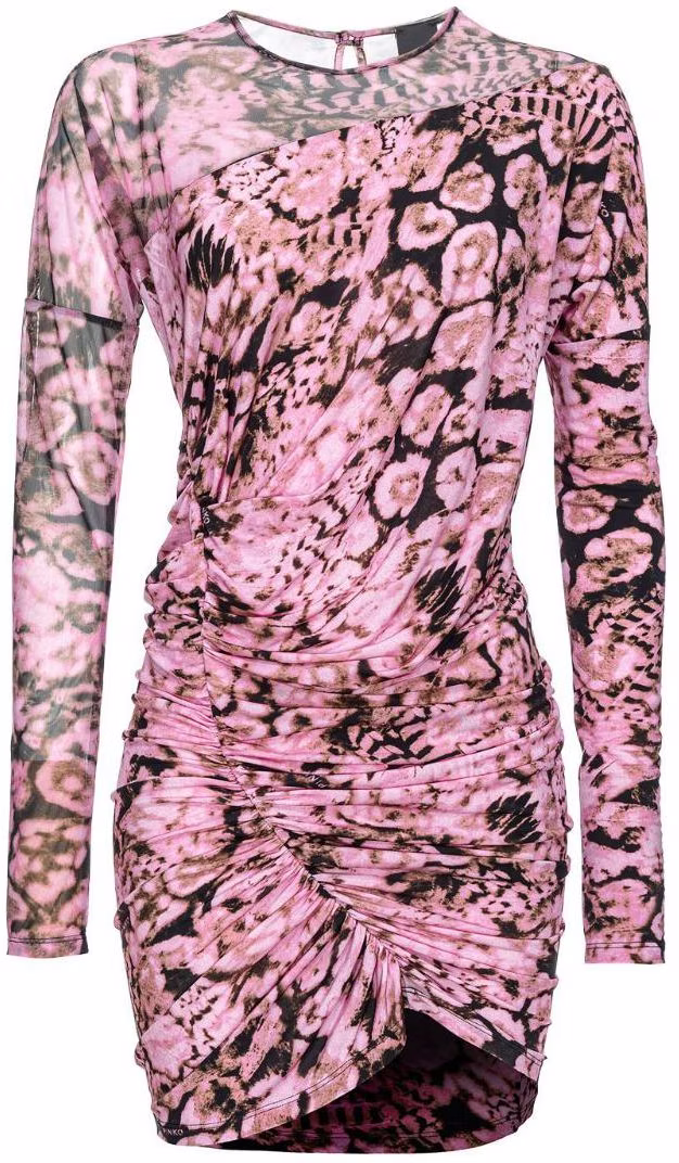 women-pinko-ss-24-floral-print-pleated-long-sleeve-dress-in-rose-pink-103257-a1-o5-uy-6