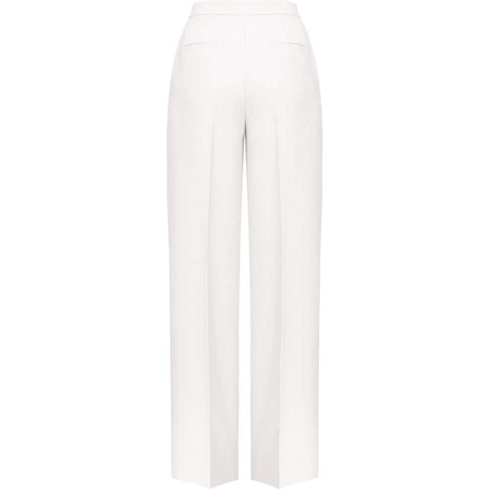 Lookbook (W) PINKO SS24 高腰白色拉鏈百褶長褲 100331A20Q