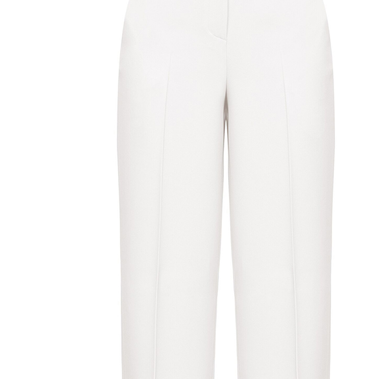 Purchase (W) PINKO SS24 高腰白色拉鏈百褶長褲 100331A20Q