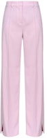 (Women) PINKO SS24 High-Waisted Wide-Leg Side-Slit Casual Pants. 1032337624-N98 (Women) PINKO SS24 High-Waisted Wide-Leg Side-Slit Casual Pants. 1032337624-N98