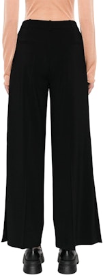 (W) PINKO SS24 高腰寬腿側開衩休閒長褲。 1032337624-N98 4