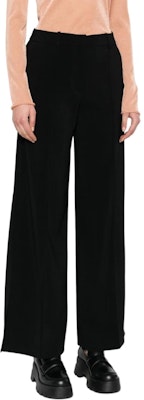 (W) PINKO SS24 高腰寬腿側開衩休閒長褲。 1032337624-N98 5