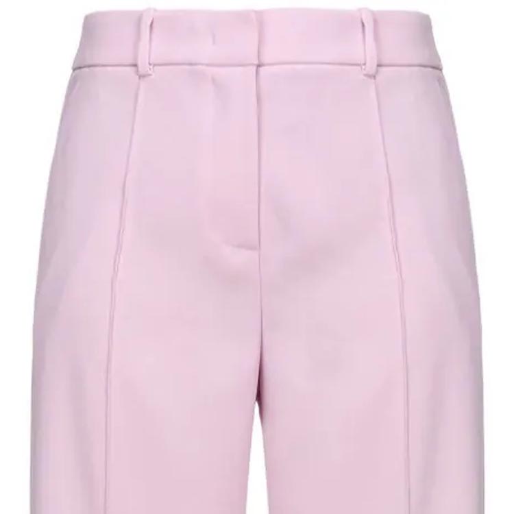 Purchase (W) PINKO SS24 高腰寬腿側開衩休閒長褲。 1032337624-N98