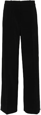 (W) PINKO SS24 高腰寬腿側開衩休閒長褲。 1032337624-N98 2