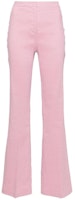 (Women) PINKO SS24 Mid-Rise Flared Suit Pants Rose Pink Solid Color. 100054A0IM-N98 (Women) PINKO SS24 Mid-Rise Flared Suit Pants Rose Pink Solid Color. 100054A0IM-N98