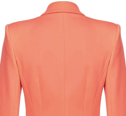 (W) PINKO SS24 橙色雙排扣西裝外套帶翻領設計。 100154A1L3-B02 Cheap (W) PINKO SS24 橙色雙排扣西裝外套帶翻領設計。 100154A1L3-B02