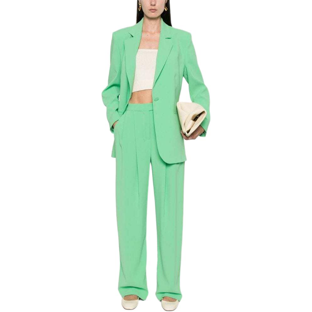 Lookbook (W) PINKO SS24 綠色單扣寬版西裝外套 102858A1L8-T38