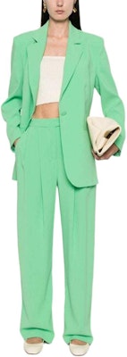 (W) PINKO SS24 綠色單扣寬版西裝外套 102858A1L8-T38 Lookbook (W) PINKO SS24 綠色單扣寬版西裝外套 102858A1L8-T38