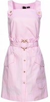(Women) PINKO SS24 Pink Ruffle Sleeveless Mini Dress 103212A1N3-N78 (Women) PINKO SS24 Pink Ruffle Sleeveless Mini Dress 103212A1N3-N78