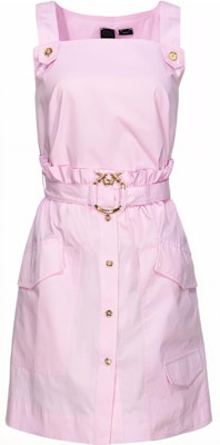 (W) PINKO SS24 粉紅荷葉邊無袖迷你洋裝 103212A1N3-N78 Buy (W) PINKO SS24 粉紅荷葉邊無袖迷你洋裝 103212A1N3-N78