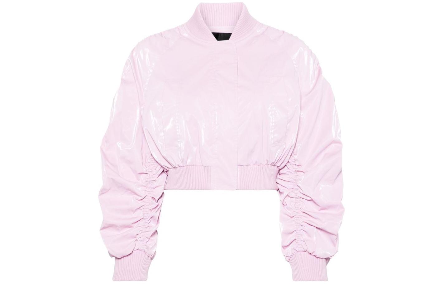 Order (W) PINKO SS24 粉色長袖拉鍊飛行外套 休閒款式 103054A1MD-N78