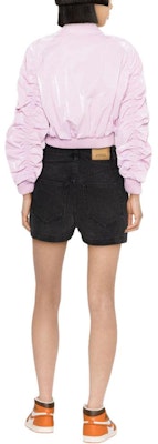 (W) PINKO SS24 粉色長袖拉鍊飛行外套 休閒款式 103054A1MD-N78 Shop (W) PINKO SS24 粉色長袖拉鍊飛行外套 休閒款式 103054A1MD-N78