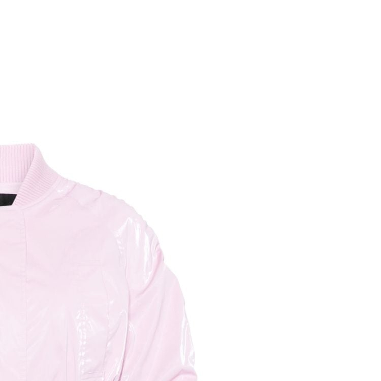 Details for (W) PINKO SS24 粉色長袖拉鍊飛行外套 休閒款式 103054A1MD-N78