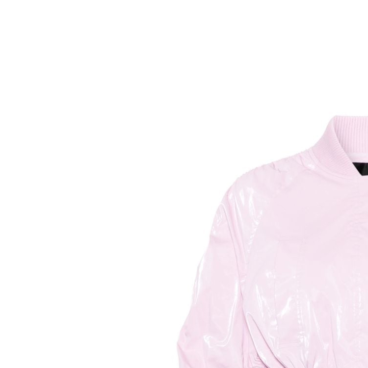 Sizing (W) PINKO SS24 粉色長袖拉鍊飛行外套 休閒款式 103054A1MD-N78