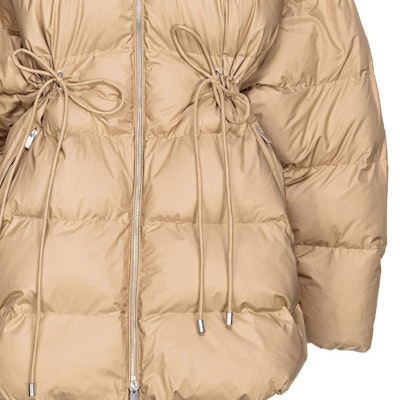 (W) PINKO SS24 菱格連帽長袖休閒棉質外套 米色 103826A0L5-D38 Shop (W) PINKO SS24 菱格連帽長袖休閒棉質外套 米色 103826A0L5-D38