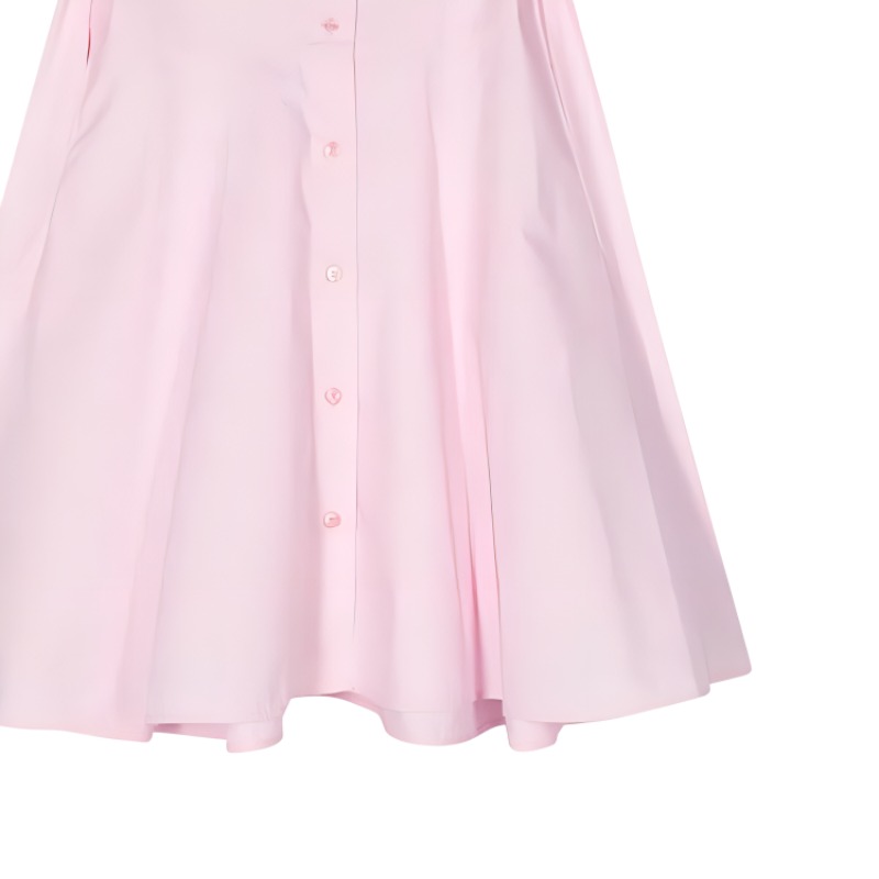 Sizing (W) PINKO SS24 無袖腰帶中長連身裙 - 泡泡糖粉紅色 103111A1P4-N78