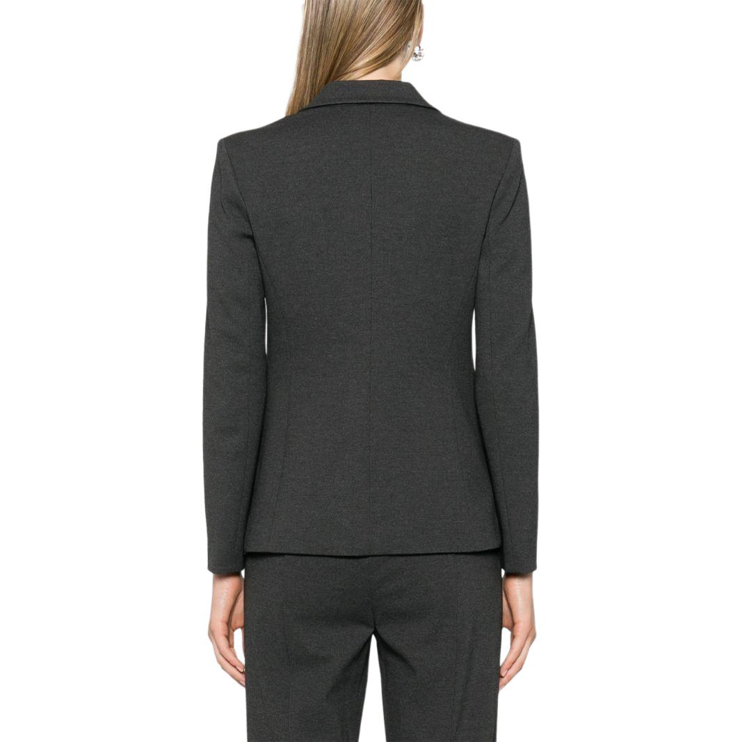 (Women) PINKO SS24  Slim Fit Double-Breasted Blazer Dark Gray Long Sleeve. 100256A24C-I76 圖 4