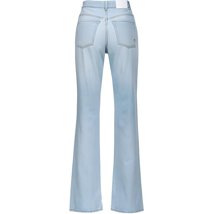 Lookbook (W) PINKO SS24 修身喇叭剪裁淺藍色中腰牛仔褲 101736A1MV-PJN