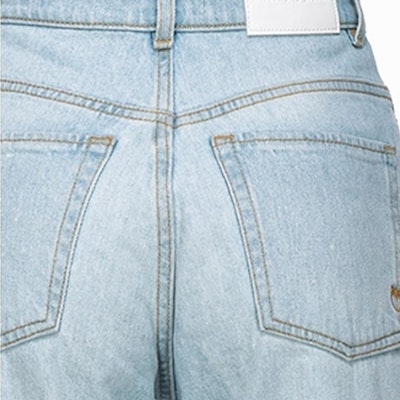 (W) PINKO SS24 修身喇叭剪裁淺藍色中腰牛仔褲 101736A1MV-PJN Details for (W) PINKO SS24 修身喇叭剪裁淺藍色中腰牛仔褲 101736A1MV-PJN
