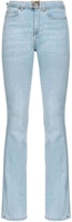 (Women) PINKO SS24 Slim Fit Light Blue Jeans with Back Logo Embroidery. 100166A1MQ-PJN (Women) PINKO SS24 Slim Fit Light Blue Jeans with Back Logo Embroidery. 100166A1MQ-PJN