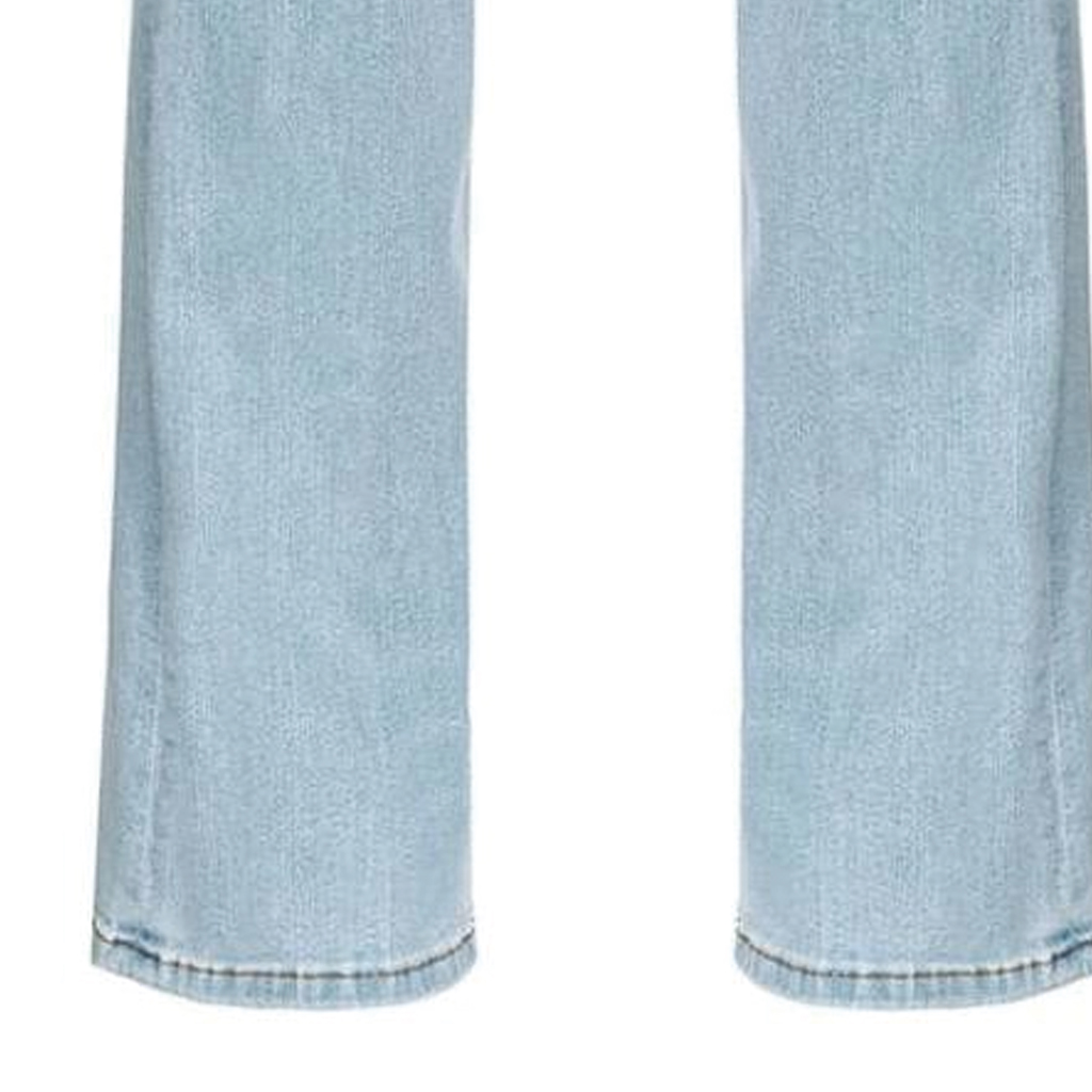 Sizing (W) PINKO SS24 修身浅蓝色牛仔裤 背面Logo刺绣款式。 100166A1MQ-PJN