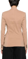 Shop (W) PINKO SS24 修身單扣西裝外套 淺棕長袖夾克 103244A1PA-C95