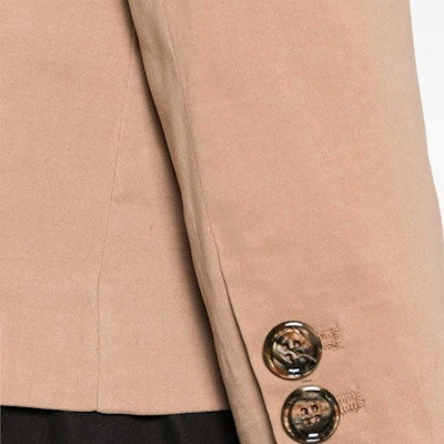 (W) PINKO SS24修身单扣西装外套 浅棕色长袖夹克 103244A1PA-C95 Sizing (W) PINKO SS24修身单扣西装外套 浅棕色长袖夹克 103244A1PA-C95