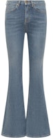 (Women) PINKO SS24 Slim Fit Zip Flared Blue Jeans 100561A1RE-PJD (Women) PINKO SS24 Slim Fit Zip Flared Blue Jeans 100561A1RE-PJD
