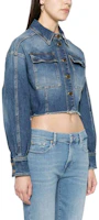 Purchase (W) PINKO SS24 水洗修身流蘇牛仔外套 藍色 102944A1LQ-PJZ