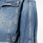 Details for (W) PINKO SS24 Jaket Denim Fringe Slim Fit Biru. 102944A1LQ-PJZ