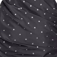 Details for (W) PINKO SS24 女款黑色鉚釘百褶拉鍊休閒裙。 103811A1ZZ-Z99