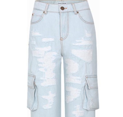 (W) PINKO SS24 女裝淺藍色做舊中腰直筒牛仔褲 103407A1LR-PJN Shop (W) PINKO SS24 女裝淺藍色做舊中腰直筒牛仔褲 103407A1LR-PJN