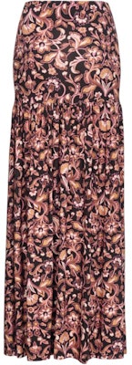 (W) Falda Maxi Casual Estampado Floral PINKO SS24 Mujer Marrón 104168A23H-LC6 Lookbook (W) Falda Maxi Casual Estampado Floral PINKO SS24 Mujer Marrón 104168A23H-LC6