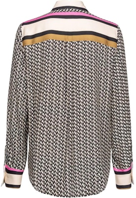 (W) PINKO SS24 女士几何印花多色长袖衬衫 104011A24Z-CZ5 Lookbook (W) PINKO SS24 女士几何印花多色长袖衬衫 104011A24Z-CZ5