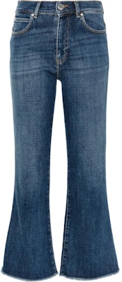 (W) PINKO SS24 中腰喇叭破洞毛邊牛仔褲 靛藍色 103860A20M-PJZ Order (W) PINKO SS24 中腰喇叭破洞毛邊牛仔褲 靛藍色 103860A20M-PJZ