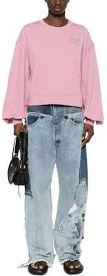 (W) Pinko SS24 粉色燈籠袖女款衛衣附Logo裝飾 102827A1R8-N98 Buy (W) Pinko SS24 粉色燈籠袖女款衛衣附Logo裝飾 102827A1R8-N98
