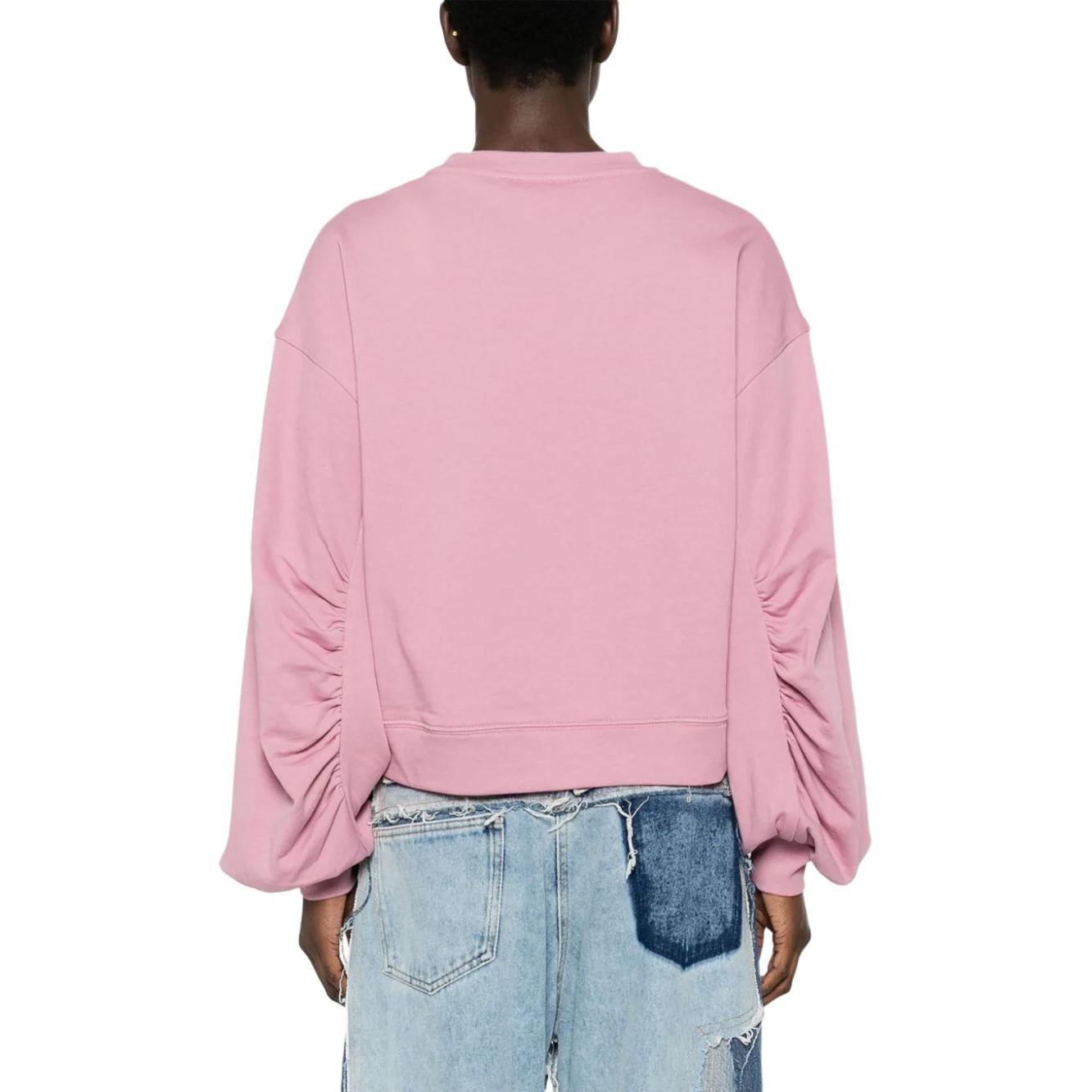 Shop (W) Pinko SS24 粉色燈籠袖女款衛衣附Logo裝飾 102827A1R8-N98