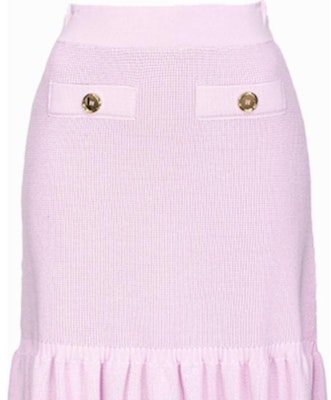 (W) PINKO SS24 荷叶边针织中腰休闲半身裙女款粉色 103163A1Q3-N78 Lookbook (W) PINKO SS24 荷叶边针织中腰休闲半身裙女款粉色 103163A1Q3-N78